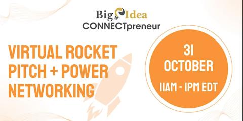 Virtual Rocket Pitch + Power Networking by CONNECTpreneur