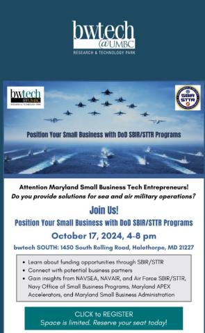 Position Your Small Business with DoD SBIR/STTR Programs