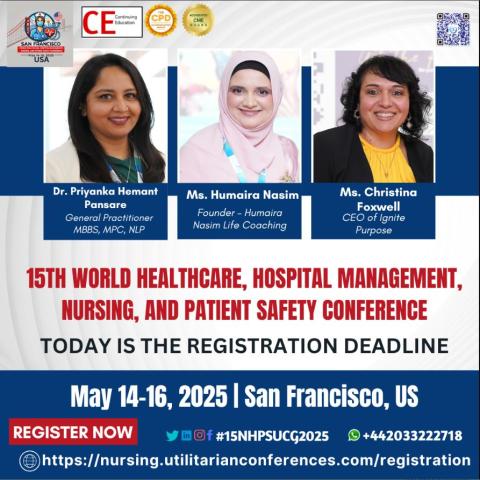 15th World Healthcare, Hospital Management, Nursing, and Patient Safety Conference