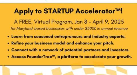 bwtech@UMBC's Maryland New Venture Program 2025