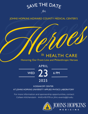 Johns Hopkins Howard County Medical Center's 2025 Heroes in Health Care