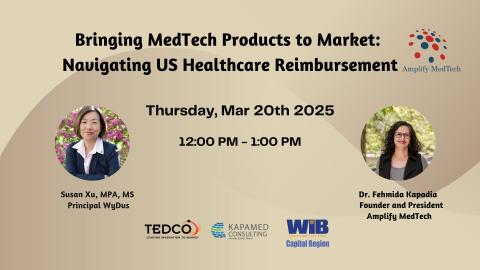 Bringing MedTech Products to Market: Navigating US Healthcare Reimbursement